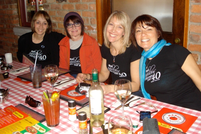 Lise on the left, Marlene, Gudrun, Trish