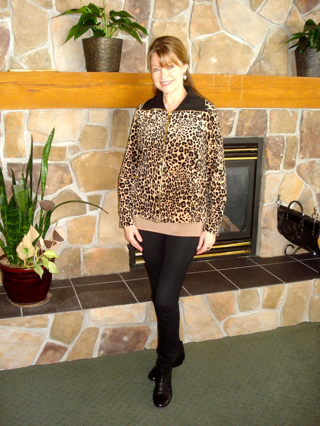Sears leopard jacket