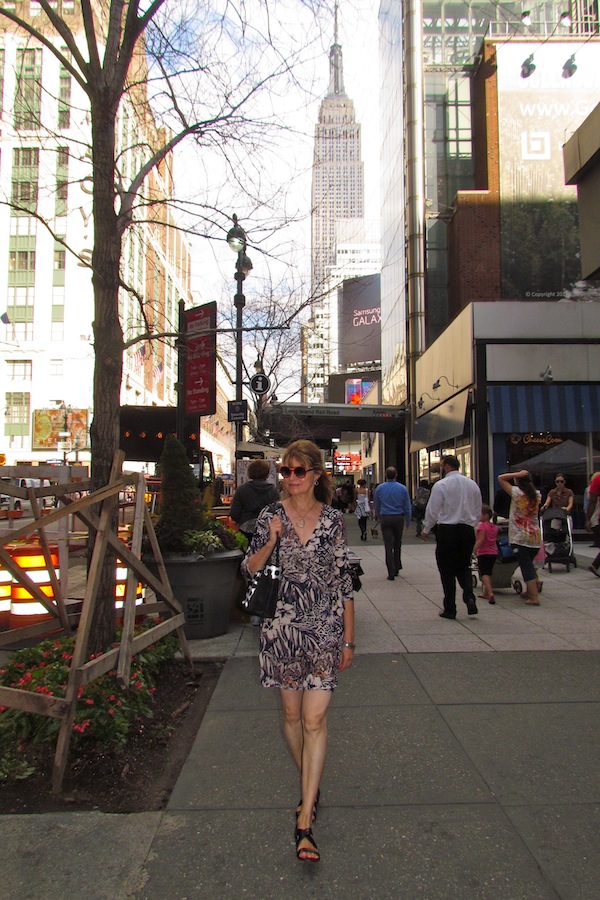 sidewalk of NYC
