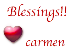 blessings carmen